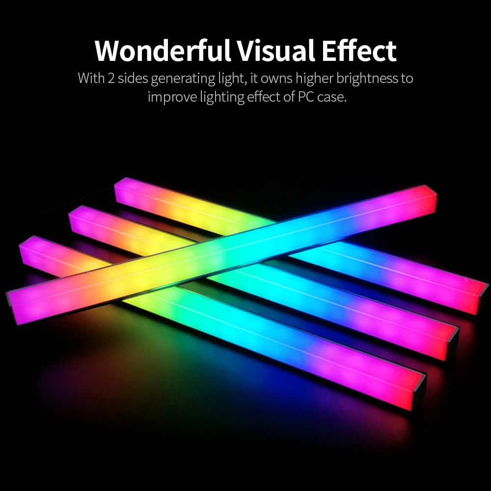 COOLMOON Magnetic ARGB LED Strip Dual Side Lighting Strip