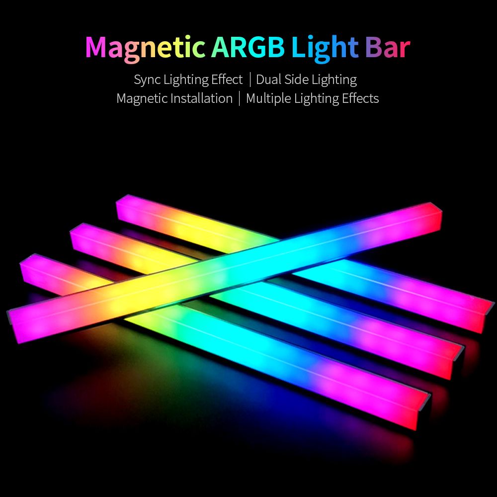COOLMOON Magnetic ARGB LED Strip Dual Side Lighting Strip