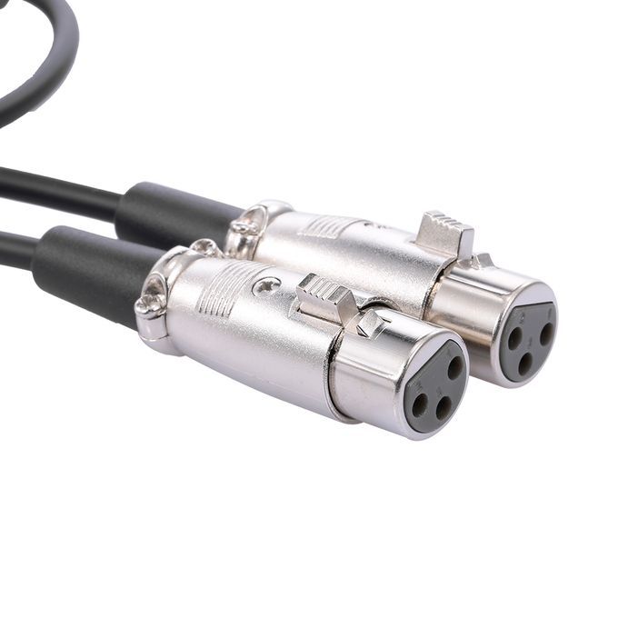 XLR Cable 1 Male To 2 Female Cable Microphone Audio Cable