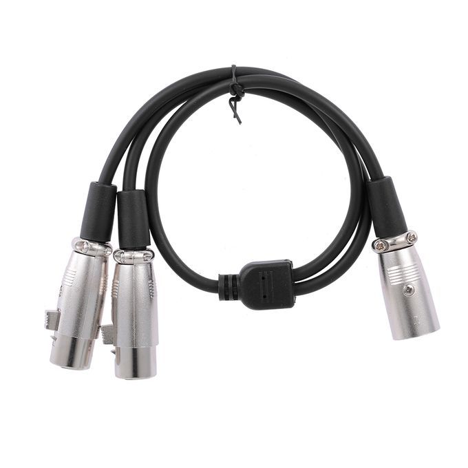 XLR Cable 1 Male To 2 Female Cable Microphone Audio Cable