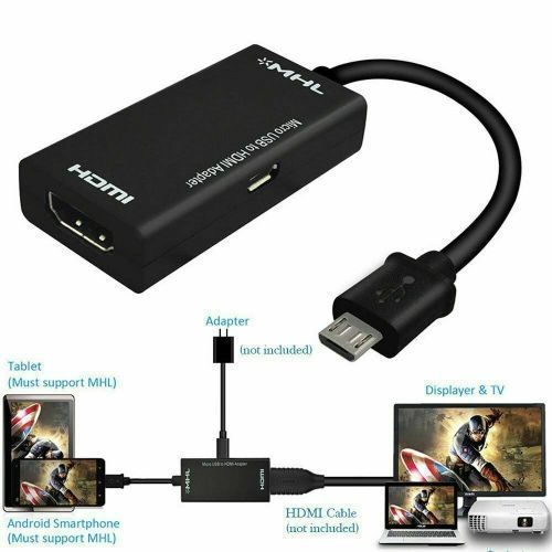 Mini Micro USB 2.0 MHL To HDMI 1080P TV Adapter Cable HDTV