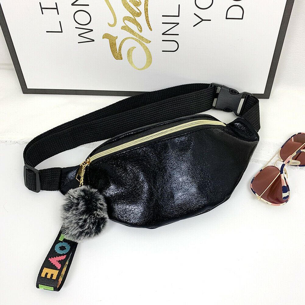 Women Girls Waist Fanny Pack Belt Bag Pouch Hip Bum Bag