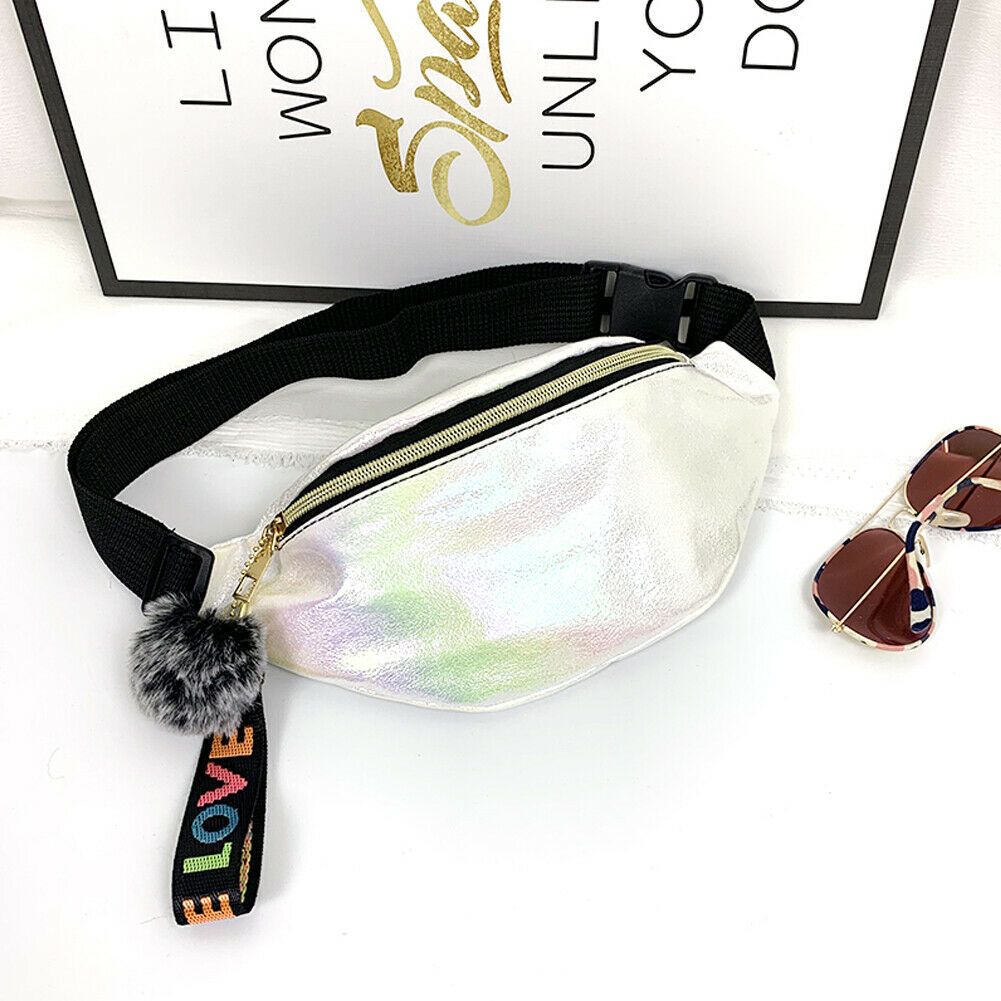 Women Girls Waist Fanny Pack Belt Bag Pouch Hip Bum Bag