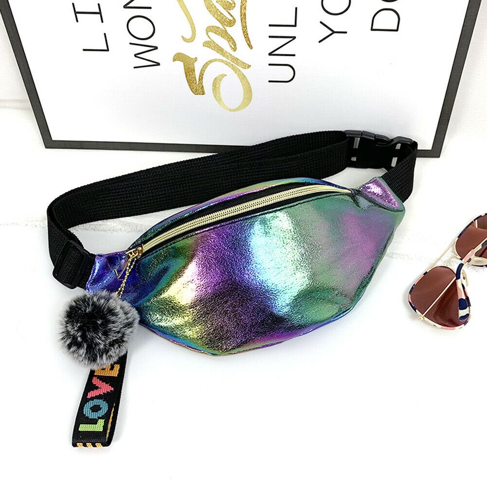 Women Girls Waist Fanny Pack Belt Bag Pouch Hip Bum Bag