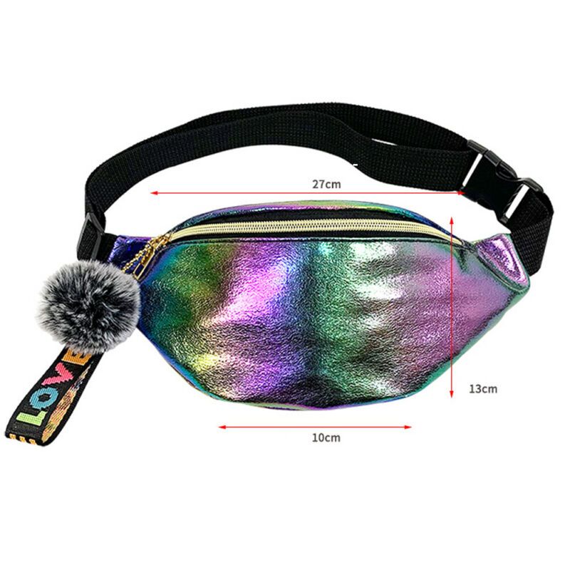 Women Girls Waist Fanny Pack Belt Bag Pouch Hip Bum Bag