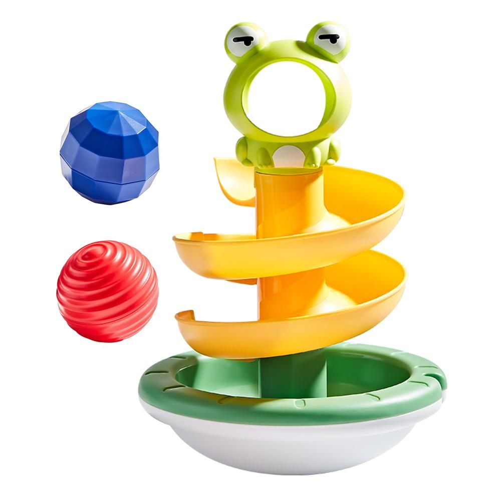 Cartoon Ball Drop Toys for 18 Months+ Baby Toddlers Tumbler Ball Toy Track Ball Toys with 2 Colorful Balls Educational Toys for Boys Girls