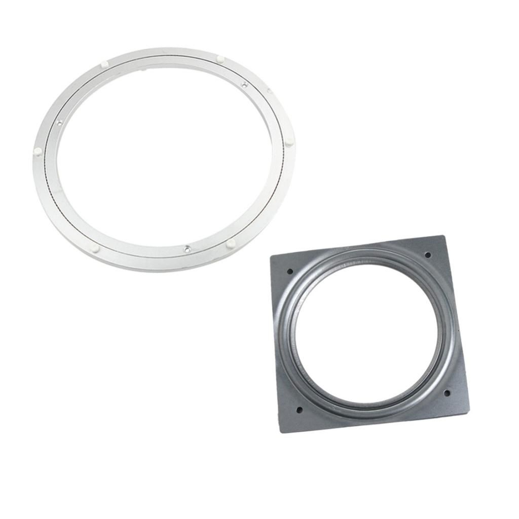 6inch+12 Inch Full Ball Bearing Swivel Plate Lazy Susan Turntable TV