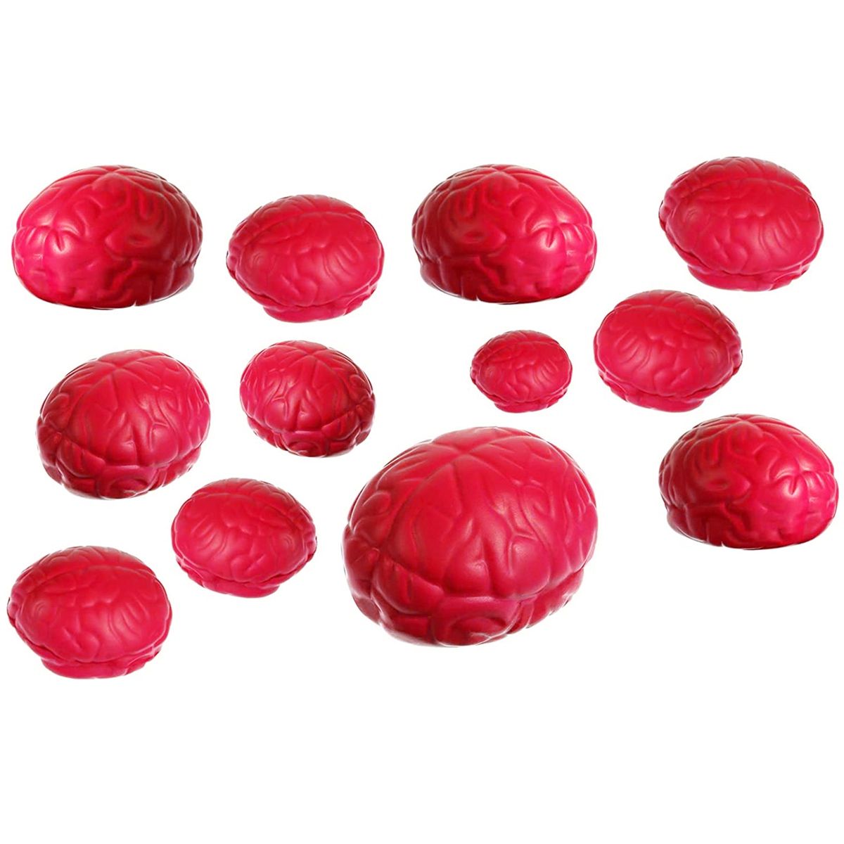12 Pcs Brain Stress Ball Hand Muscle Exercise Pressure