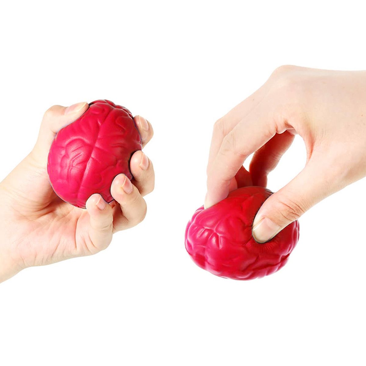 12 Pcs Brain Stress Ball Hand Muscle Exercise Pressure