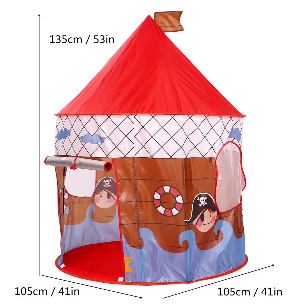 Kids Children Cute Pirate Themed Play Tent Playhouse Indoor Outdoor