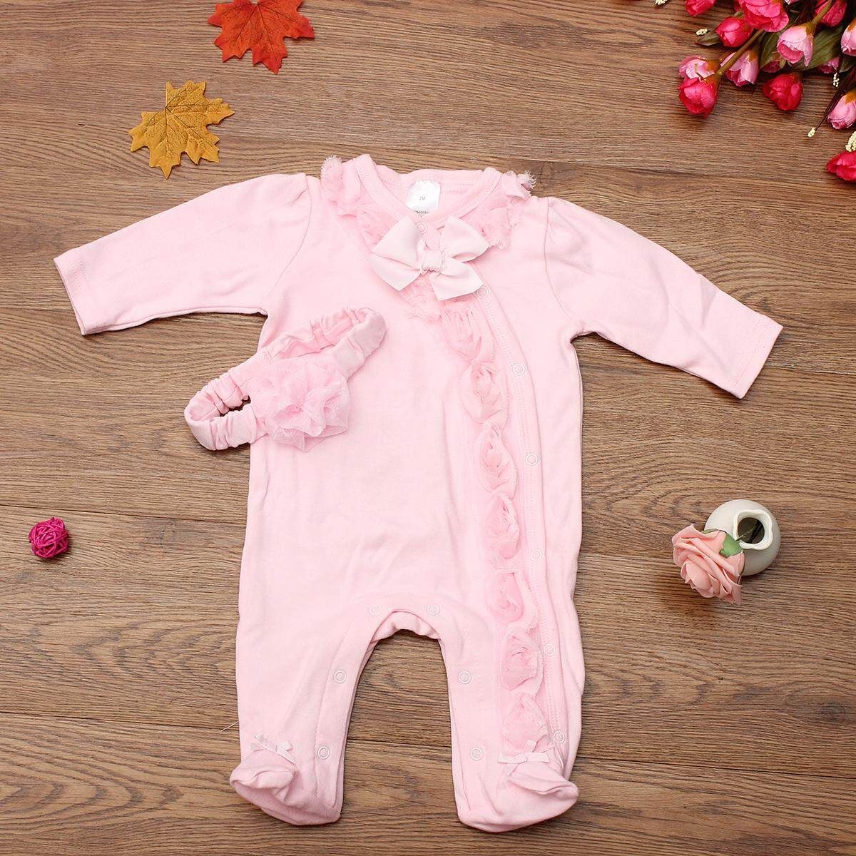 Pink Girl Doll Clothes Headdress Coat Set For 22'' Handmade Lifelike Reborn Baby