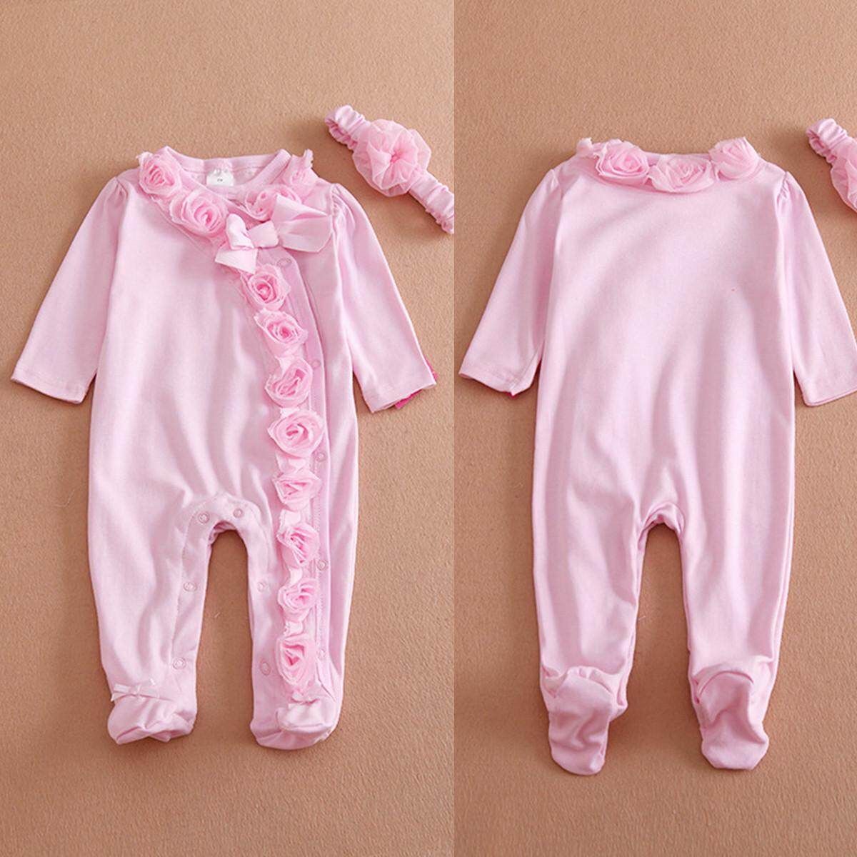 Pink Girl Doll Clothes Headdress Coat Set For 22'' Handmade Lifelike Reborn Baby