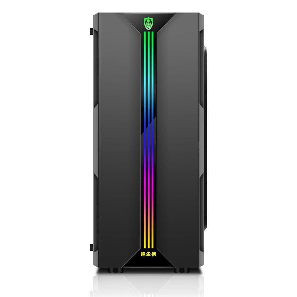 Desktop Computer Case ATX Full-view Side Transparent RGB PC