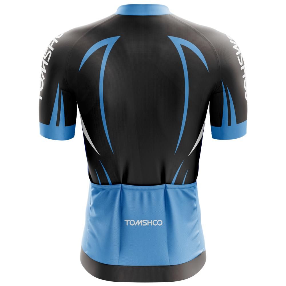 TOMSHOO Men Cycling Jersey Set Breathable Short Sleeve Bike Shirt with Padded Shorts MTB Bicycle Riding Biking Clothing Set