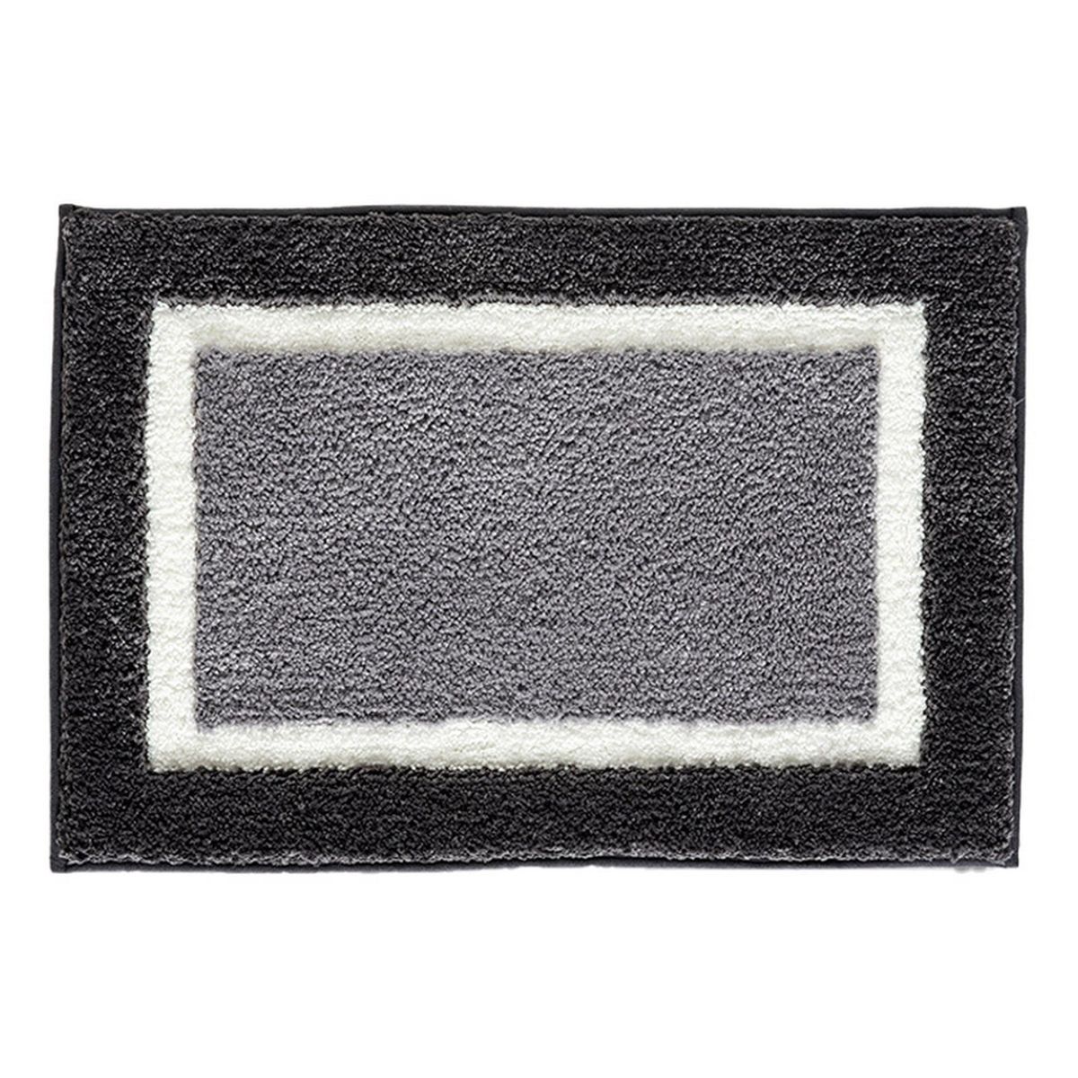 Floor Carpet Bath Mat Thickened Tufted Bathroom Floor Carpet Decor Grey
