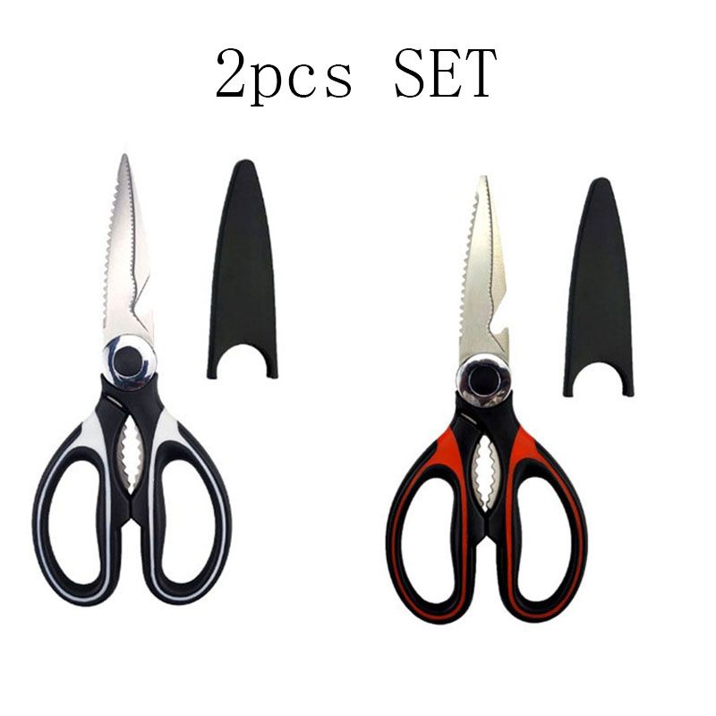 2pc Kitchen Shears Scissor Heavy Duty Scissor Poultry Shears