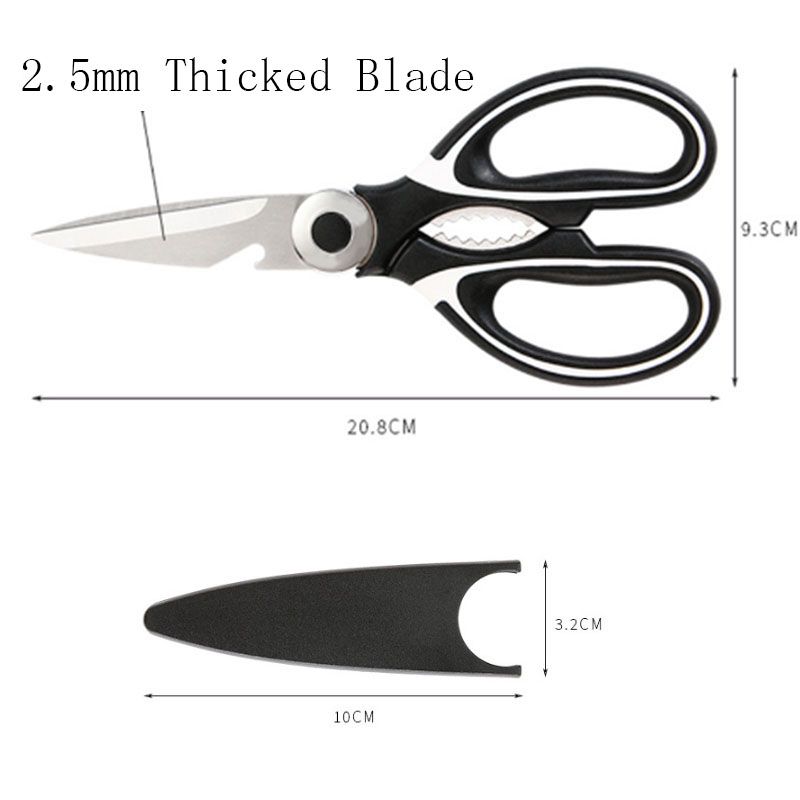 2pc Kitchen Shears Scissor Heavy Duty Scissor Poultry Shears