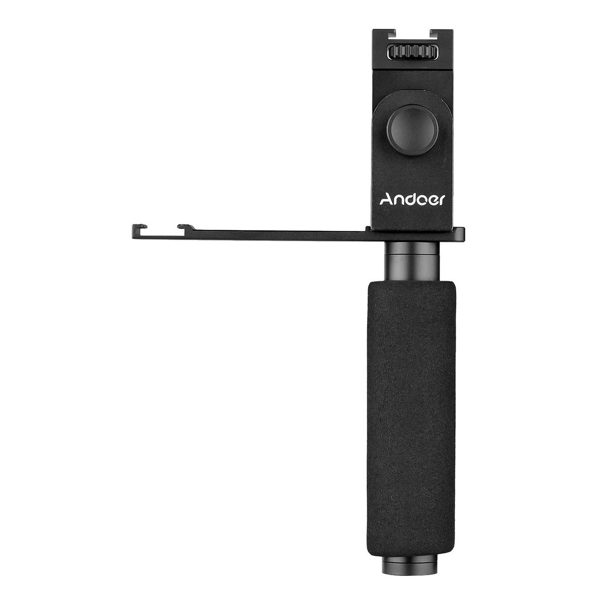 Andoer Smartphone Vlogging Hand Grip Mobile Phone Video Recording Holder Handle Stabilizer Cellphone Clamp 40mm-85mm Width