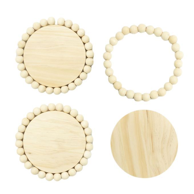 Tea Cup Coasters Mat Natural Wood Pine Coffee Cup Pad Holder For Dish