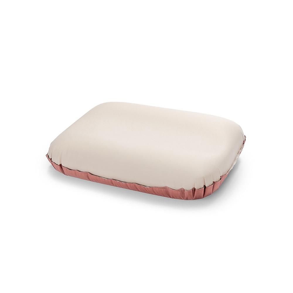 Outdoor Camping Pillow 3D Sponge Inflatable Pillow Ultralight Portable Home Office Sleeping Pillow Travel Air Pillow Automatic Inflation Neck Pillow