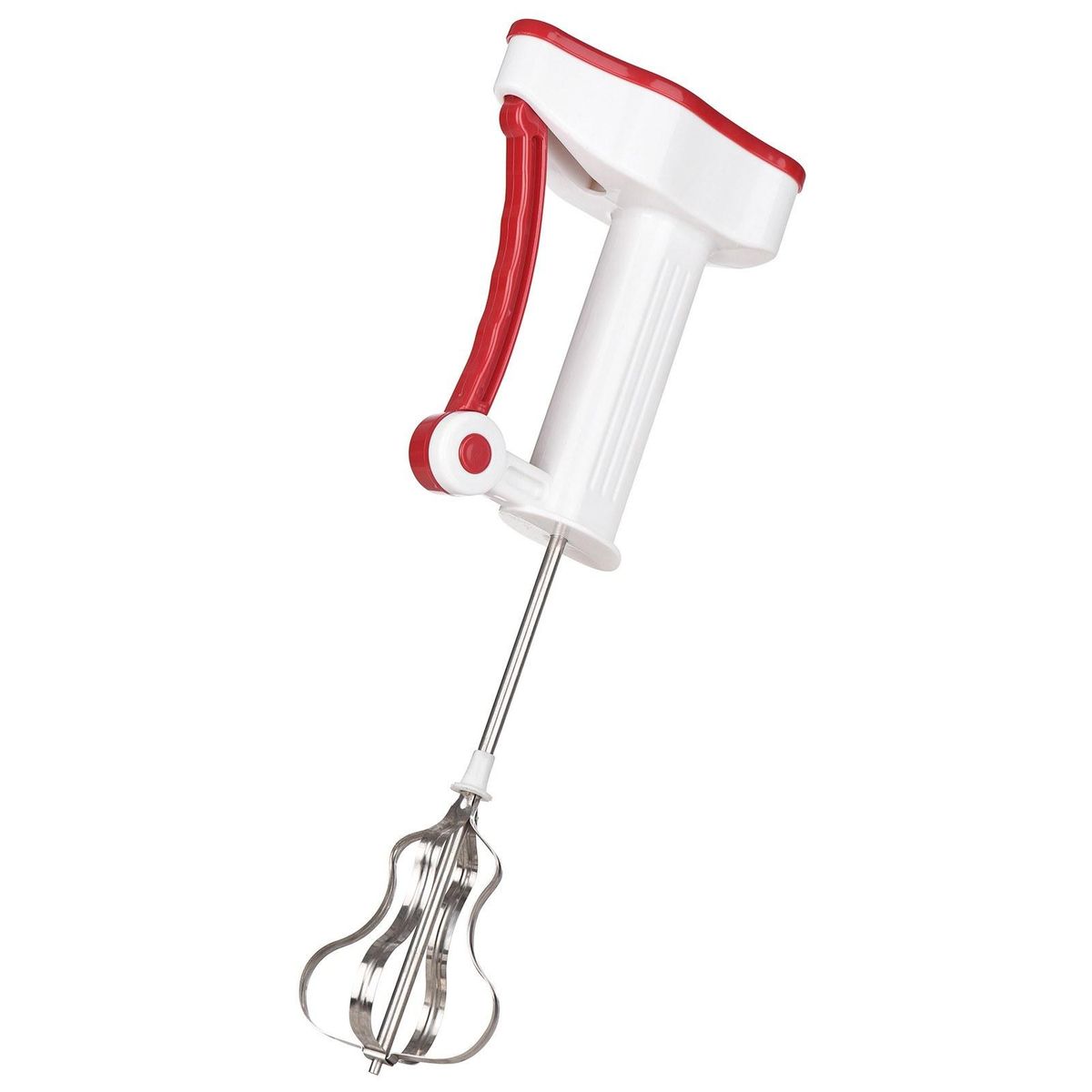 Hand Blender for Eggs Cream Smoothies Flour for Kitchen Bakery Beverage Shop Handy Easy Operation Red