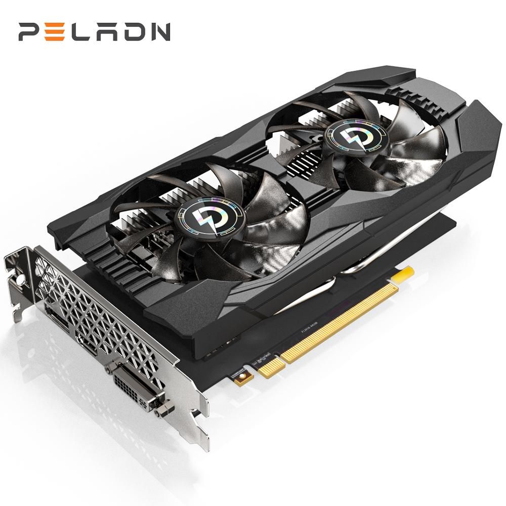 Peladn GTX1660 SUPER 6G Gaming Graphics Card 6G/192bit/GDDR6 Memory Maximum Support 4K Resolution with DP+DVI+HD Output Ports