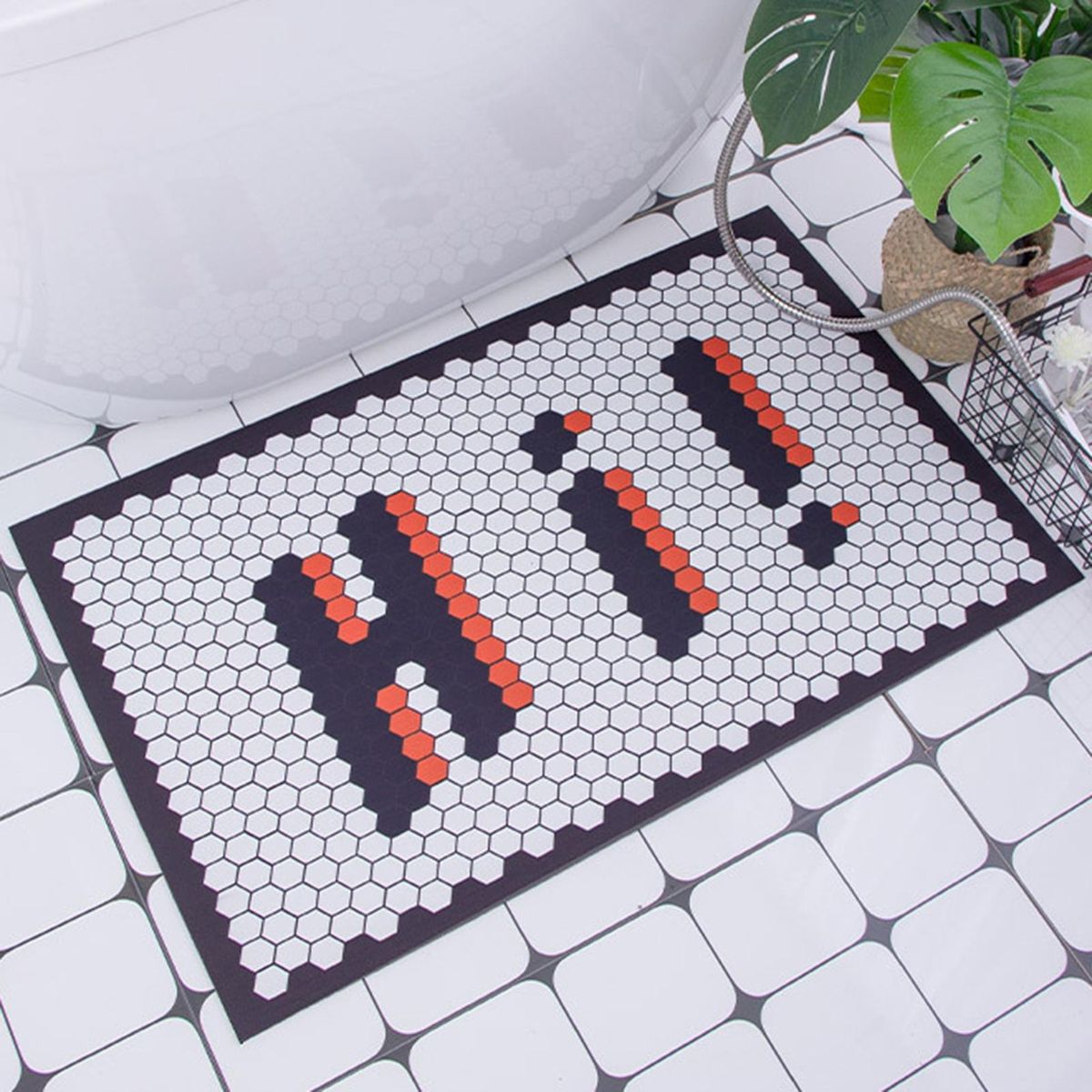 Floor Rug Flexible Absorb Front Door Floor Mat Autumn Farmhouse Decor
