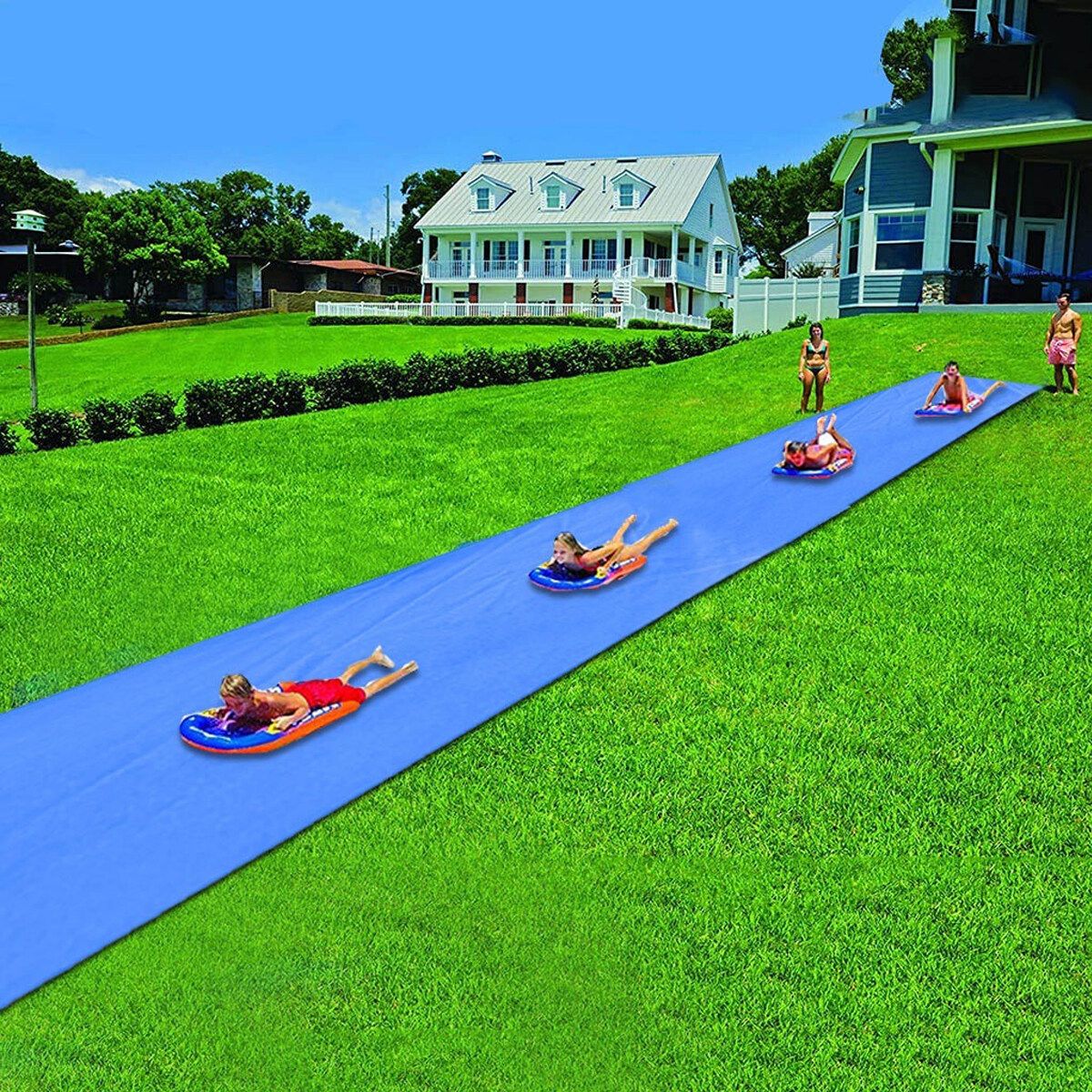 150*800CM Children Water Slide Lawn Slide Water Toy High Toughness High Slip