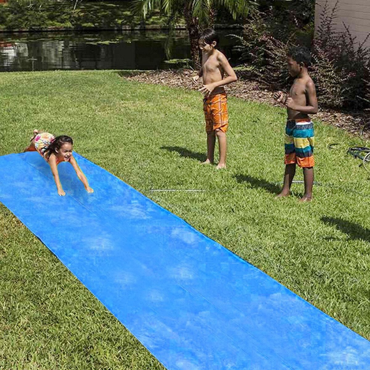 150*800CM Children Water Slide Lawn Slide Water Toy High Toughness High Slip