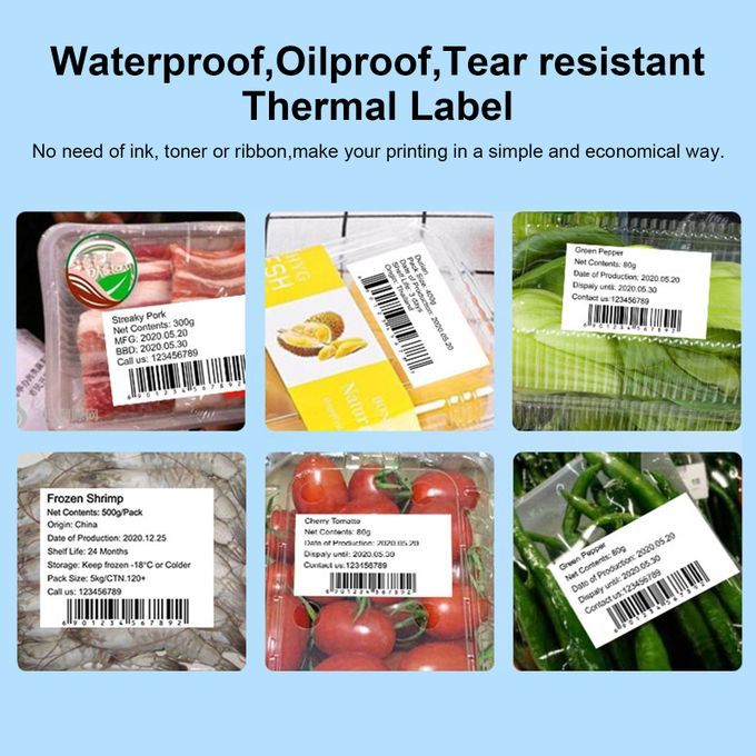 Thermal Printing Label Paper Self-Adhesive Label