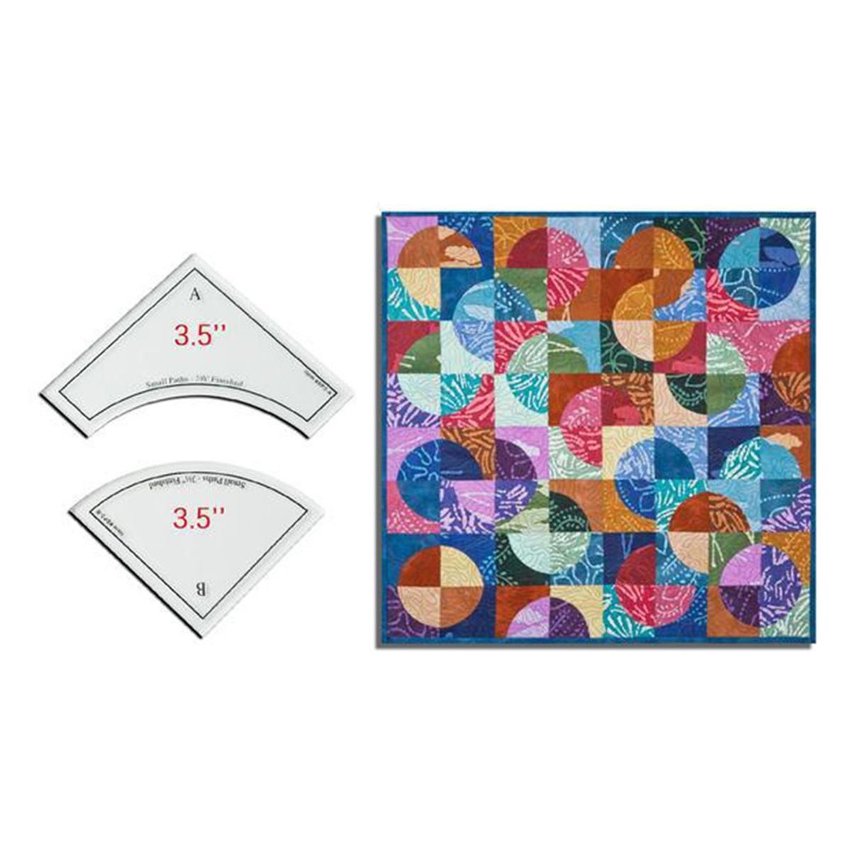 Acrylic Quilting Template DIY Tool Kit Quilt Stencil Ruler 7 Inch 2pcs