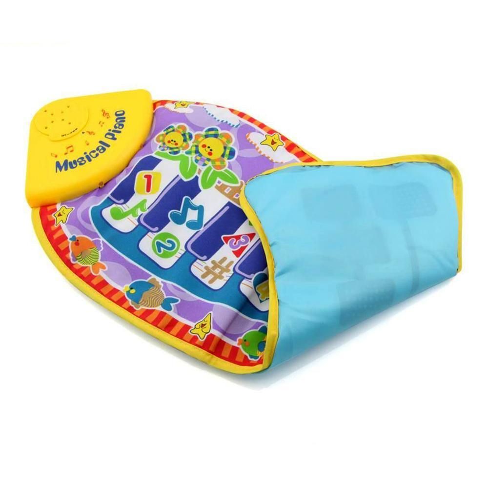 Baby Piano Game Educational Music Toy Blanket Mat Pad Fish Shape Cute Toy For Baby Sounds Sings Best Toys