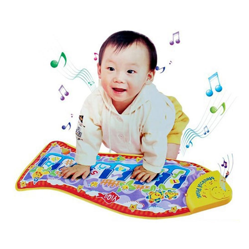 Baby Piano Game Educational Music Toy Blanket Mat Pad Fish Shape Cute Toy For Baby Sounds Sings Best Toys