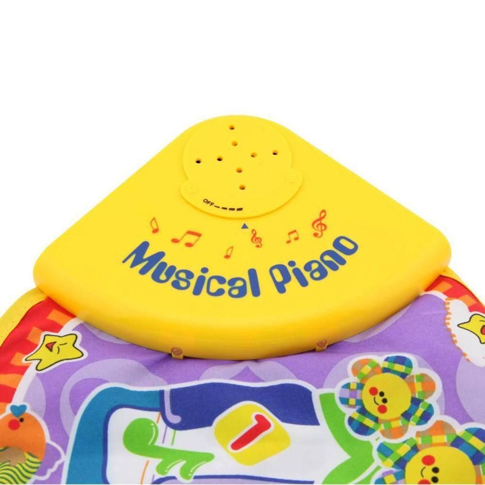 Baby Piano Game Educational Music Toy Blanket Mat Pad Fish Shape Cute Toy For Baby Sounds Sings Best Toys