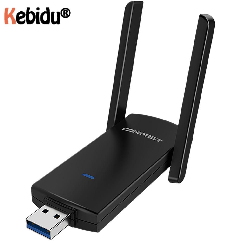 5GHZ 2.4Ghz 1300Mbps USB3.0 Wifi Adapter Dual Band For PC