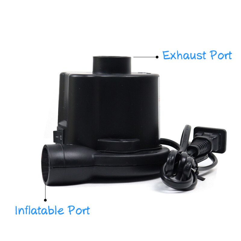 210/180/150/130/110CM Rectangle Quick Set Inflatable Above Ground Swimming Pool Kids Family Outdoor Garden Swimming Black Only Electric Air Pump