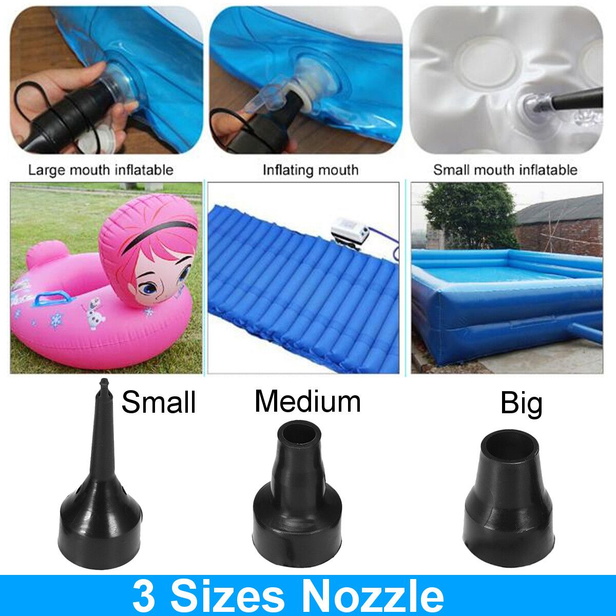 110/150/200cm 2/3/4 Layer Inflatable Swimming Pool For Kids And Family Big Size Pool Bathing Tub Outdoor Indoor Only Air PumpUS Plug