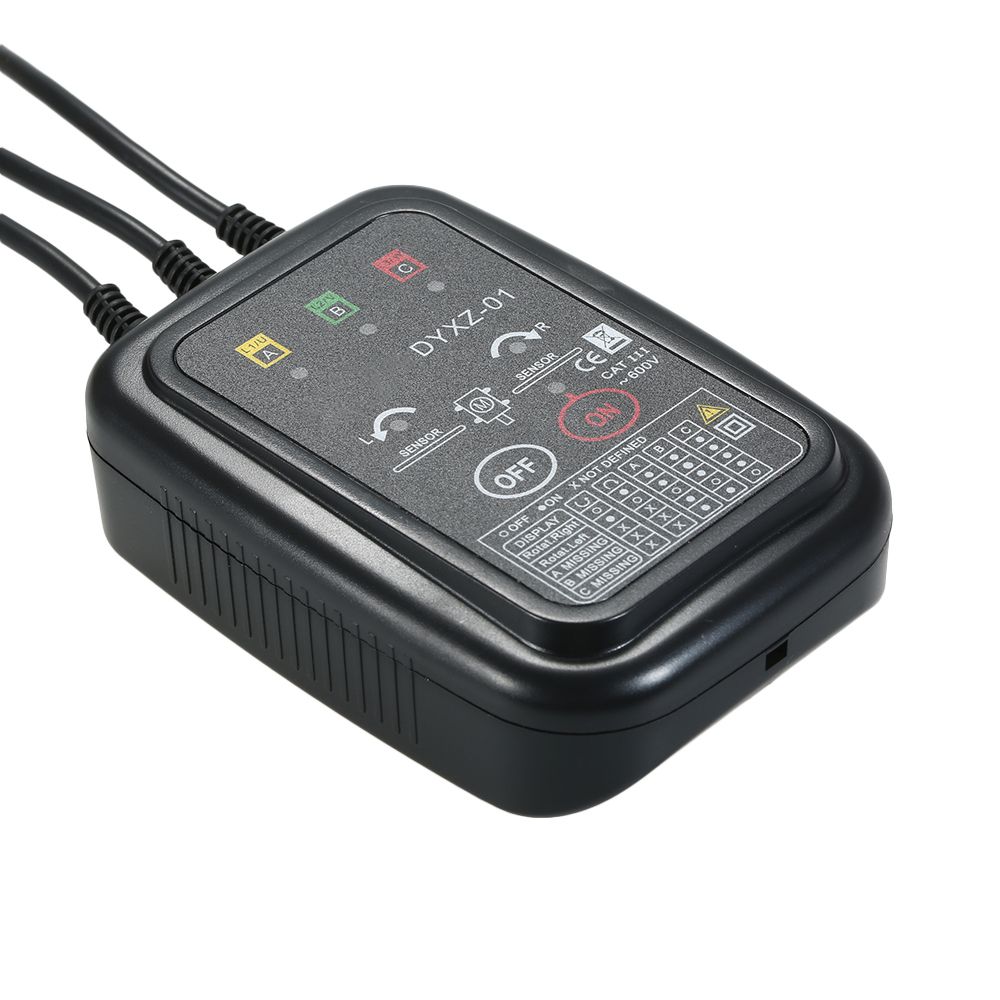 Non-Contact Phase Detector Digital Phase Sequence Tester