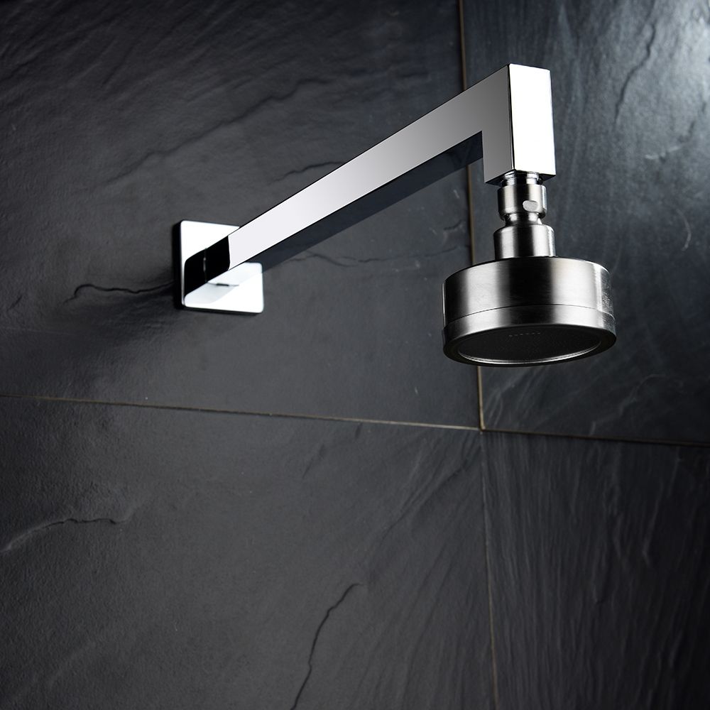 Shower Head Stainless Steel Rainfall High Pressure Fixed Showerhead 360°Adjustable Shower Head For Bathroom, BD141S