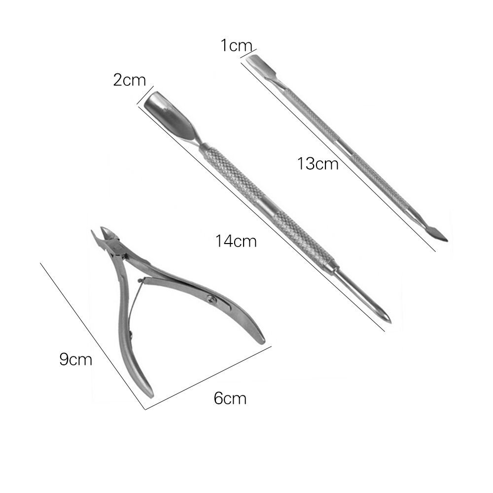 Cuticle Pusher Cutter Stainless Steel Cuticle Remover