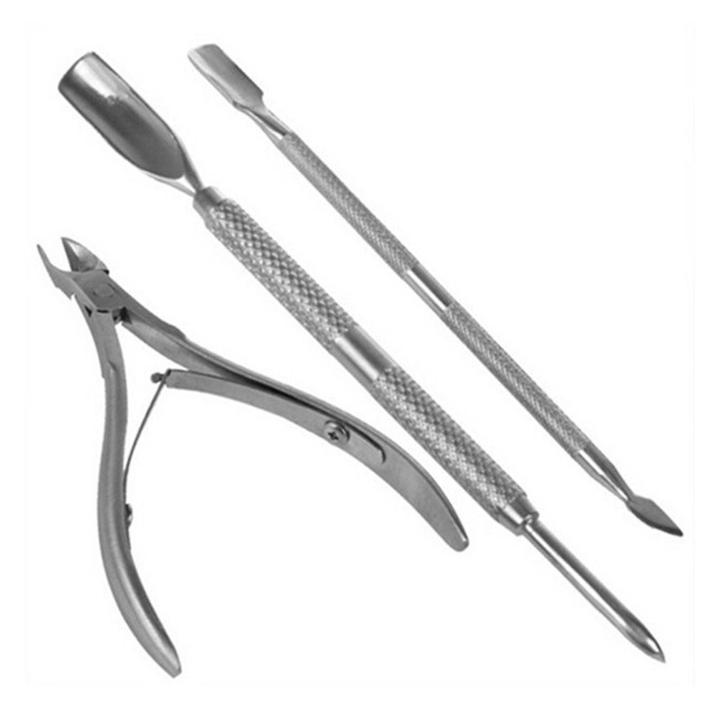 Cuticle Pusher Cutter Stainless Steel Cuticle Remover