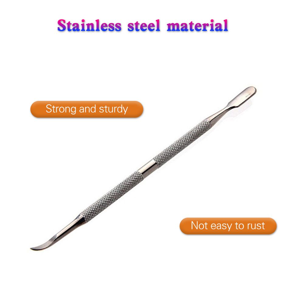 Cuticle Pusher Cutter Stainless Steel Cuticle Remover