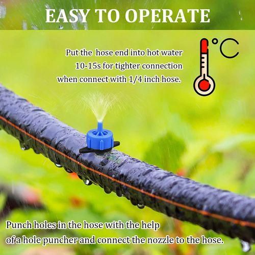 80Pcs Pressure Compensating Drip Emitters