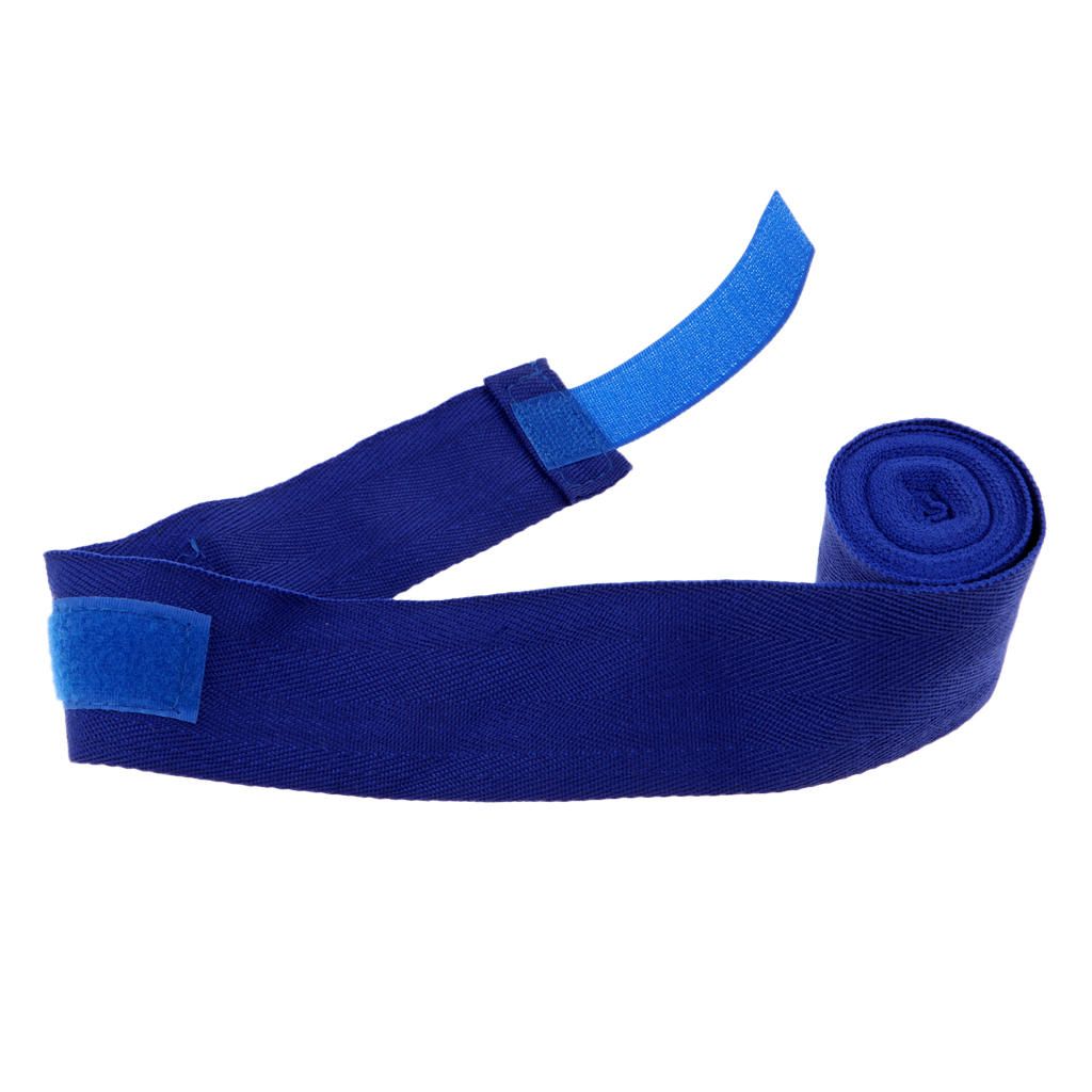 Cotton Kickboxing Handwrap Taekwondo Hand Wrap Boxing Protection Blue