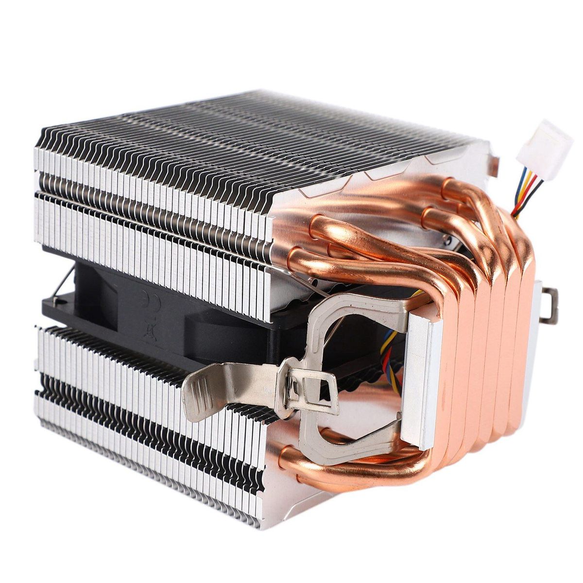 6 Pipes Computer Cpu Cooler Fan Heatsink For Lag1156/1155/1150/775 Intel Amd