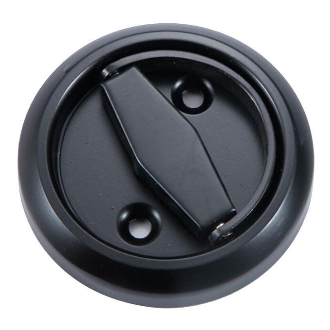 Stainless Steel Recessed Cup   Flush Pull Handle Invisible Door Black