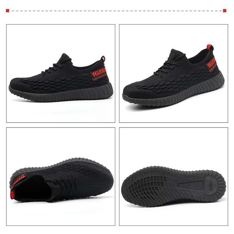 Men's Safety Shoes Steel Toe Cap Rubber Steel Sneaker Boots