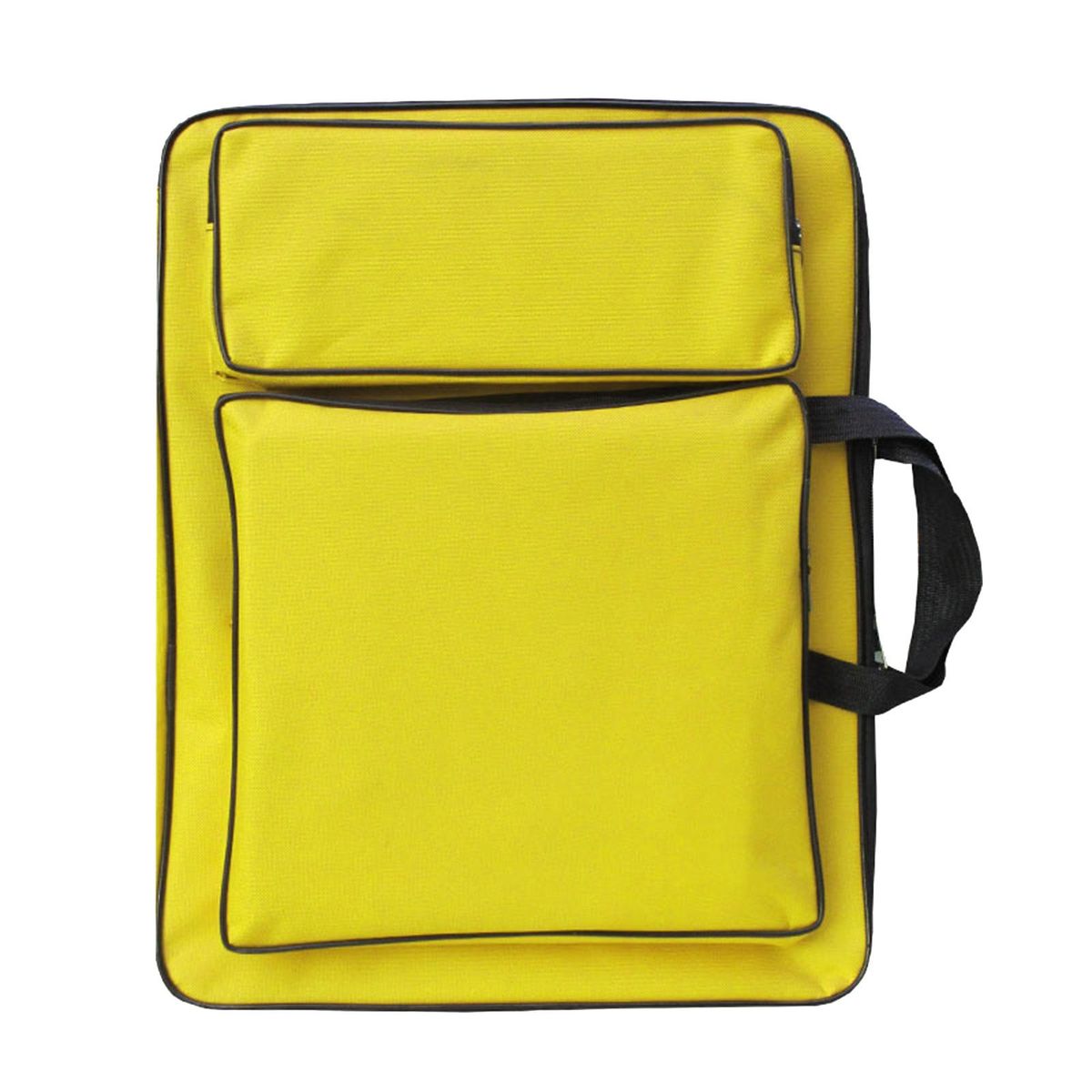 Art Portfolio Case  Bag Drawing Sketch Books Travel Yellow