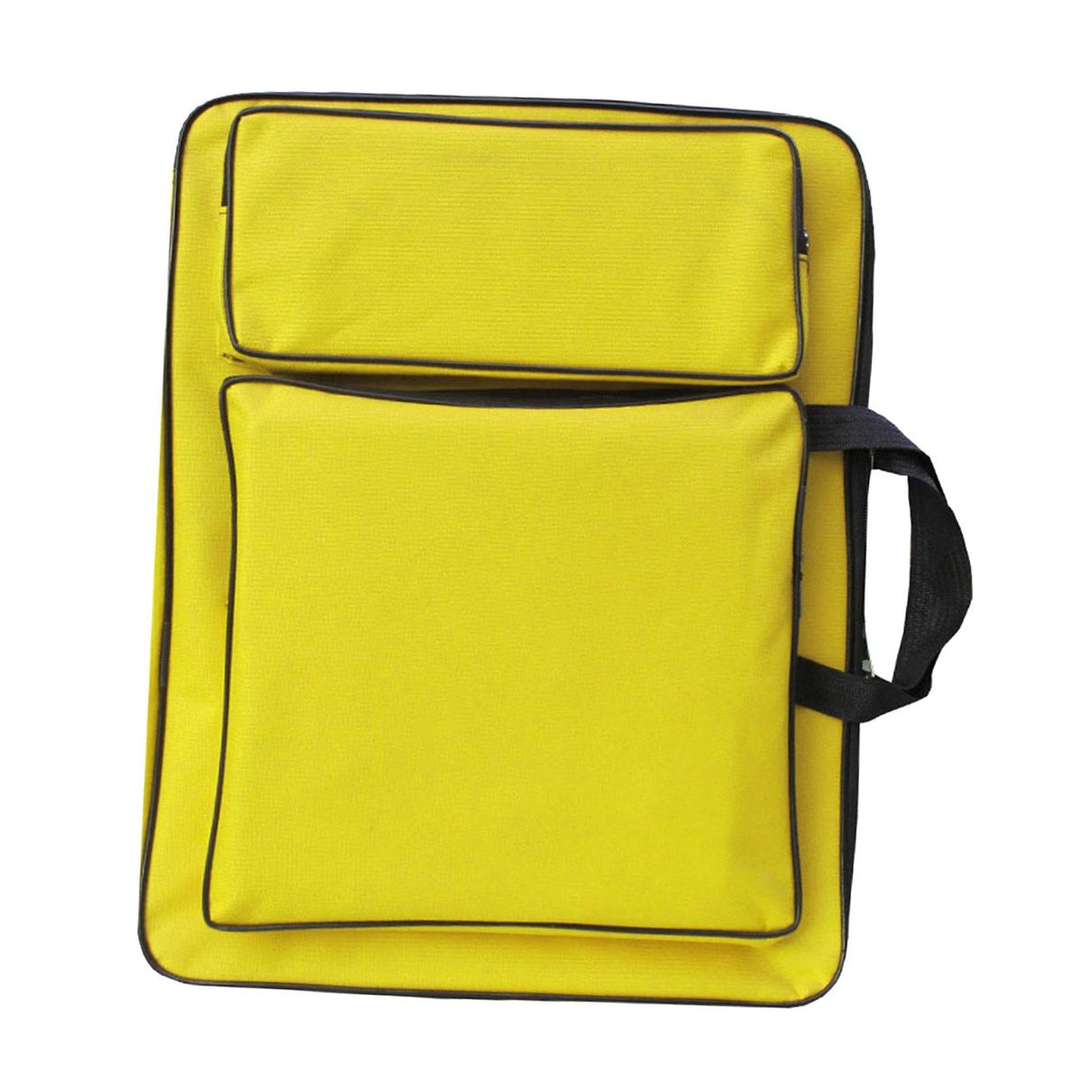 Art Portfolio Case  Bag Drawing Sketch Books Travel Yellow