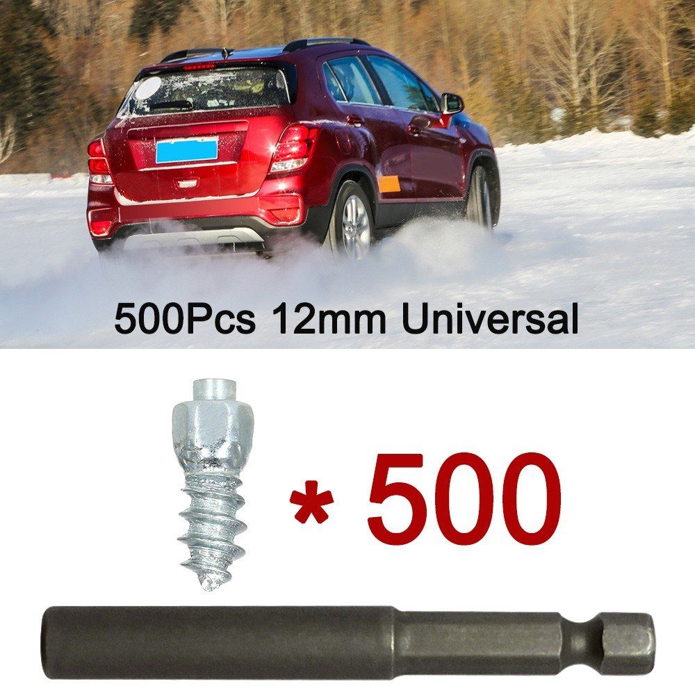 500Pcs Car Tires Studs Screw Snow Tire Studs Spikes Wheel